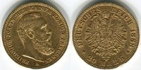 Deutsches Reich 20 Mark, Goldmünze Friedrich III. (Preussen) 1888A
