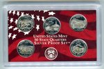 USA Set 1,25 Dollar (5x0,25 Dollar) 50 State Quaters Set 2006 Foto
