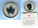Kanada 5 Dollars Silbermünze Maple Leaf Privy Mark, Monkey, Affe Lunar