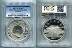 China Volksrepublik, PRC 10 Yuan Silbermünzen 1997 Peacocks PCGS MS 69