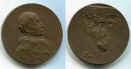 Rom Italien Kirchenstaat Vatikan Bro Medaille Leo XIII. Visit Leo De Tribu Juda Löwe über Schlangen Rand: Bronze -