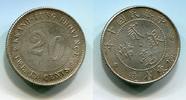China Kwang Tung Province 20 Cents Charaktere -