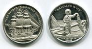 Great Britain Medaille Medal Prince of Wales Britains Hope The Wooden Walls of Old England Segelschiff ship -