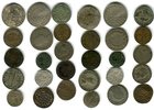 diverse Länder, Lot diverse Währungen, Lot Lot von Kursmünzen aus dem 16-19. Jahrhundert -
