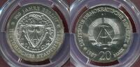 DDR, GDR, Eastern Germany E.Germany 20 Mark Silbermünze DDR S 20M 750 Jahre Berlin, Historisches Stadtsiegel Berlin City Seal -