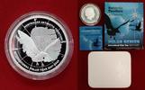 Australien 5 Dollar Silbermünze Antarctic Territory - International Polar Year 2007-2008 PP Skua Raubmöwe -