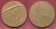 Frankreich Bronzemedaille La Case de Gaulle Konferenz Brazzaville 1944 Provisorische Regierung -