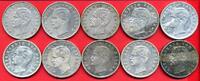 Bayern 10 x 2 Mark Kaiserreich Lot Koenig Otto -