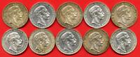 Brandenburg-Preussen 30 Mark (10 x 3 Mark) Lot Kursmuenzen Kaiser Wilhelm II -