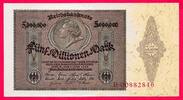 Deutsches Reich 5 Millionen Mark Reichsbanknote 01.06.1923 Inflation Dt. Reich 1919 - 1924 -