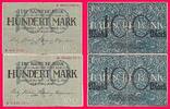 Deutsches Reich 200 Mark 2 Laenderbanknoten zu je 100 Mark, Die Badische Bank, 15.12.1918 -