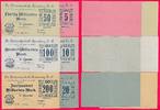 Deutsches Reich 385 Milliarden Mark Lot "Die Fleckensparkasse Horneburg" 23.Oktober 1923 - sehr schönes Set Notgeld -