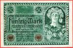 Deutsches Reich 50 Mark Reichsbanknote Serie B KN 7stellig Berlin 23. Juli 1920 -
