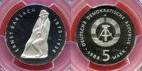 Germany-Democratic Republic 5 Mark Gedenkmuenze DDR Ernst Barlach 1870 - 1938 -