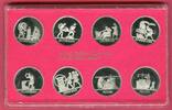 DDR Token Medaillen Suite Themensatz Schadowfries Münzwesen Berlin 8 Stück in 5 Mark Größe im Satz -