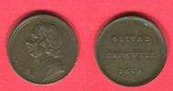 Later Issue, England Jeton Oliver Cromwell Kirk Fec. -