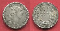 Frankreich Silbermedaille Ludwig XVI. Jeton -