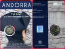 Andorra 2 Euro Gedenkmünze 2016 150 Jahre Reform Prägefrisch in Coincard