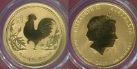 Australien 100 Dollars Gold Lunar II Jahr des Hahns -