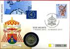 Vatikan 2 Euro Gedenkmünze 2013 Sede Vacante MMXIII - Sedisvakanz Bankfrisch im Numisbrief