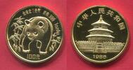 China Volksrepublik PRC 100 Yuan Gold Unze Ounce 1986 Panda Unze Ounce f. Stgl.