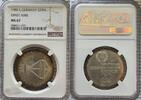 E.GERMANY DDR S20M 20 Mark Silber Ernst Abbe Only one better at NGC Great Toning and Eye Appeal -