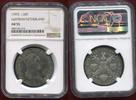 Habsburger Erblande Kathol. Niederlande 1/2 KT Kronentaler Franz II/I. Finest known by NGC Top POP -