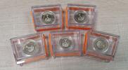Bundesrepublik Deutschland 5 x 5 Euro Gedenkmünzen A - J Subtropische Zone PP komplett Gelber Ring Polymerring A,D,F,G,J -