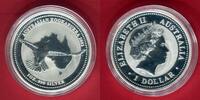 Australien 1 Dollar Silbermünze - 1 Unze Silber Kookaburra
