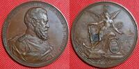Preußen Kaiserreich Bronzemedaille Kronprinz Friedrich (III.) Kuraufenthalt in San Remo 1888 Vz, kl.