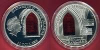 Cook Islands 10 Dollars mit Farbeinlage Windows of Heaven - Seville Cathedral -