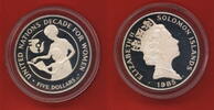 Solomon Islands 5 Dollar Dekade der Frau -
