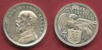 Kaiserreich Deutschland Bayern 2 Mark Probe Pattern Karl Goetz Probe Ludwig III. -