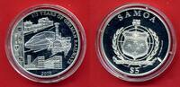 Samoa 5 Dollars Silbermünze 175 Years of German Railways -