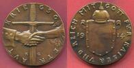 Germany Deutschland Karl Goetz Medaille Bronze Gußmedaille Kriegs Getraut Hochzeitsmedaille Entwurf Mit Gott fuer Kaiser und Reich -