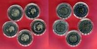 Germany 5 x 5 Euro Gedenkmünzen Blauer Planet Erde - Blue Planet Earth - Komplettsatz alle Prägestätten -