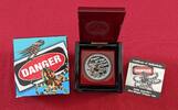 Tuvalu 1 Dollar Silbermünze - 1 oz Silver Proof Coin Danger Series - Blue-Ringed Octopus - Blaugeringelte Krake - Oktopus -