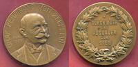 Deutschland Germany Kaiserreich Bronzemedaille Graf Ferdinand von Zeppelin Durch Muth und Ausdauer zum Sieg -