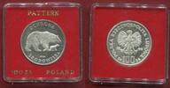 Polen Poland 100 Zloty Zlotych Proba Pattern Umweltschutz - Bär Environment Protechtion Wildlife Bear with Cub Probe -