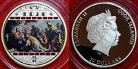 Cook-Inseln, Cook Islands 20 Dollars Silber 3 Unzen Masterpieces of Art - The Adoration of Kings von Niccolo Bambini -