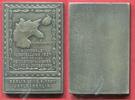 Germany Deutschland 1933 - 1945 III. Reich Metall Plakette Rechteckig Die Deutschen Briefmarken National Ausstellung Berlin 1937 -