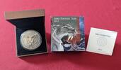 Burkina Faso 1000 Francs CFA Silbermünze Sabre-Toothed Tiger - Säberzahntiger - Mother - sehr kleine Auflage - RAR! -