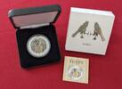 Fiji 1 Dollar Farbmünze - kleine Auflage! Horus - Egypt - Ägypten Serie - 2. Wahl - kleine weiße Flecken auf Münze -
