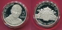 Vatikan 5 Euro Silbergedenkmünze Seligsprechung Papst Johannes Paul II. -