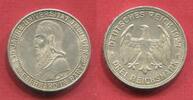 Deutsches Reich, Weimarer Republik 3 Reichsmark Silbergedenkmünze 450 Jahre Universität Tübingen Eberhard im Bart -