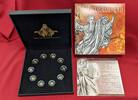 Kamerun 10 x 1500 Francs CFA Minigoldmünzen The Ten Commandments - Die Zehn Gebote - Special Edition 10 coins -