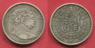 England Großbritannien United Kingdom Half Crown Halfcrown 1/2 Crown George III. 1760 - 1820 -