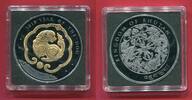 Bhutan 200 Ngultrum Silbermünze Golden Enigma Edition - Jahr des Hundes - Year of the Dog -