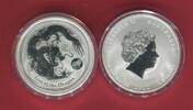 Australien 1 Dollar Silbermünze Jahr des Drachen - Year of the Dragon - Lunar II Serie - mit Privy Mark Löwe
