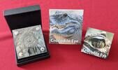 Burkina Faso 1000 Francs CFA Silbermünze 1 Unze Silber Crocodile Eye - Krokodil Auge -